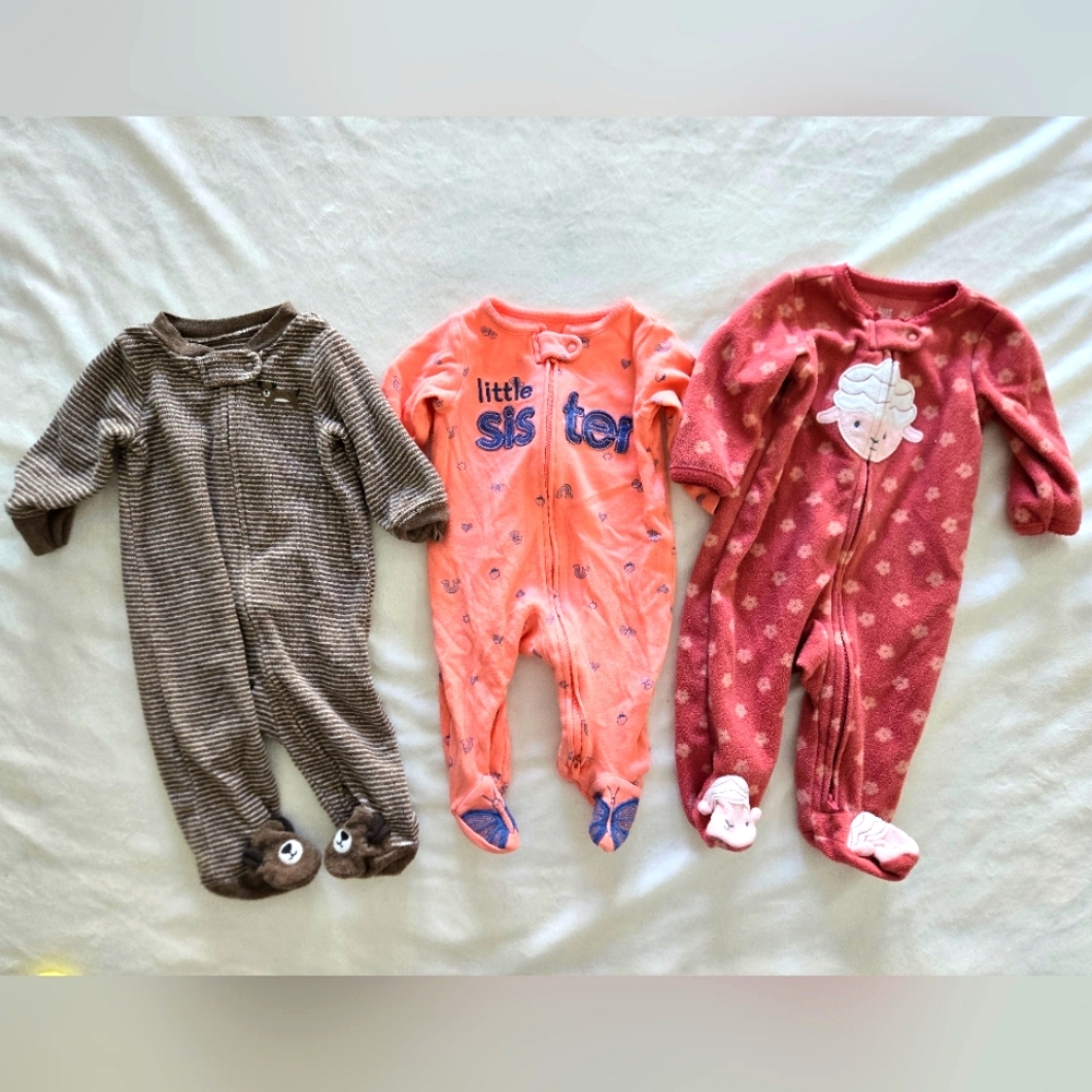 Lot of 3 Sleep & Plays 3 months